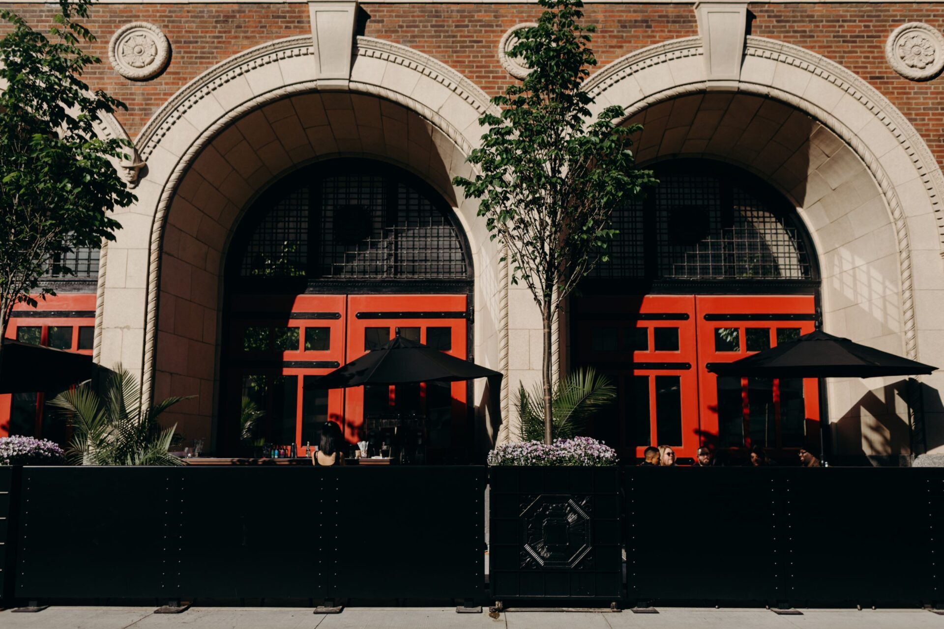 Front of outdoor patio