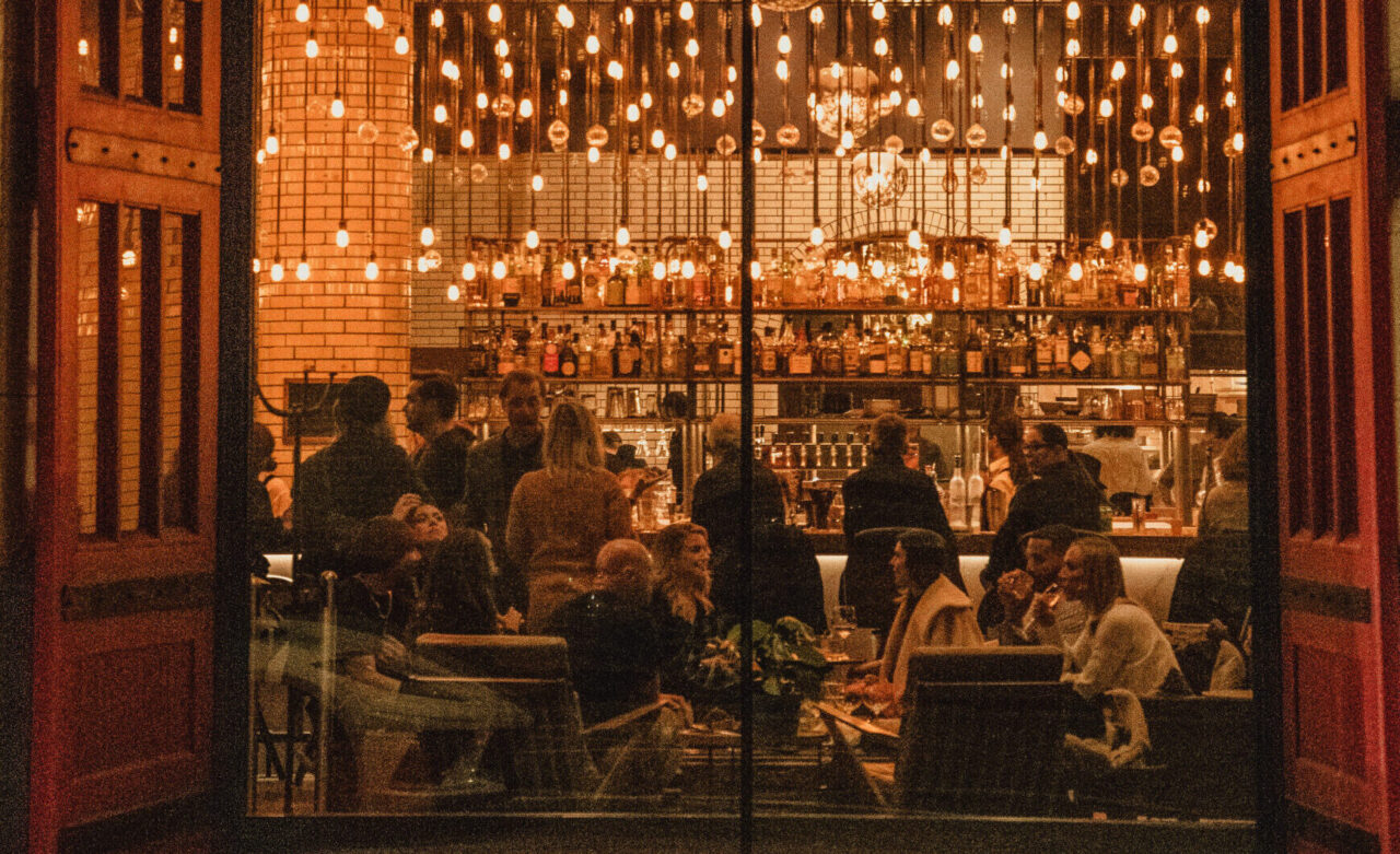 window into restaurant