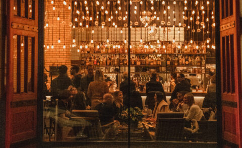 window into restaurant