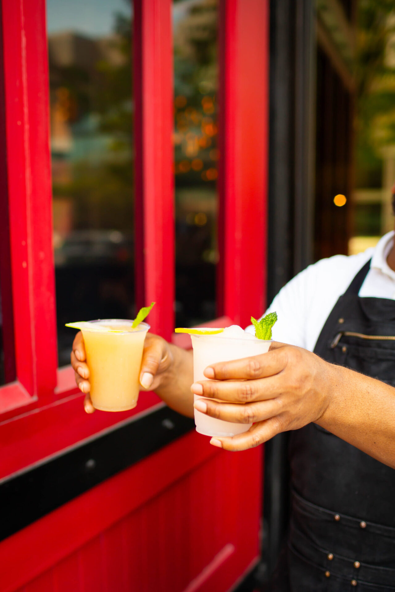 Person with Cocktails